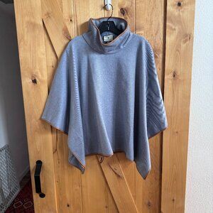 Fun poncho for layering, OS